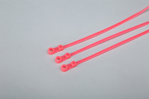 Heat Stabilized Push Mount Cable ties For Steel Core